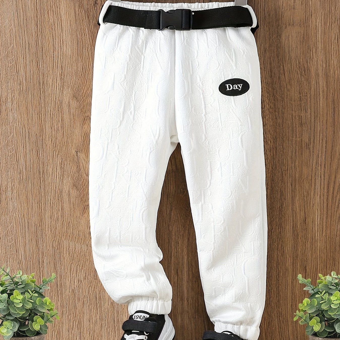 Boys Casual Textured Comfortable Active Sweatpants Kids Clothing