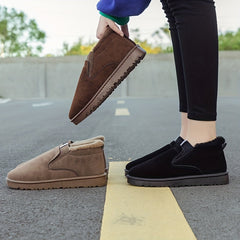 Women's Winter Plush Warm Slip-on Shoes Lightweight Indoor & Outdoor