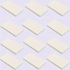 12pcs Building Block Set 2x4 Low Wall Flat Bricks Mixed Colors ABS Construction