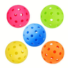 6pcs 40 Holes Durable Pickleballs for Training Competition