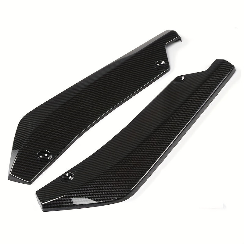2pcs Car Rear Bumper Lip Spoiler Anti-Collision Exterior Accessories