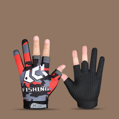 Waterproof Anti Slip Half Finger Gloves for Cycling Driving Fishing