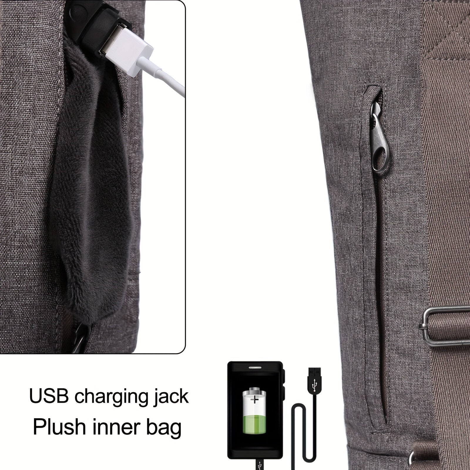 Waterproof Backpack Large Capacity Casual Backpack For Travel Work School