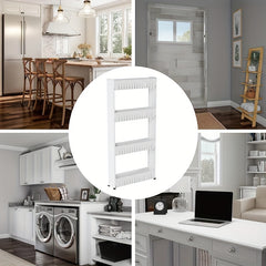 Slim Slide Out Pantry Storage Rack With 4 Large Baskets