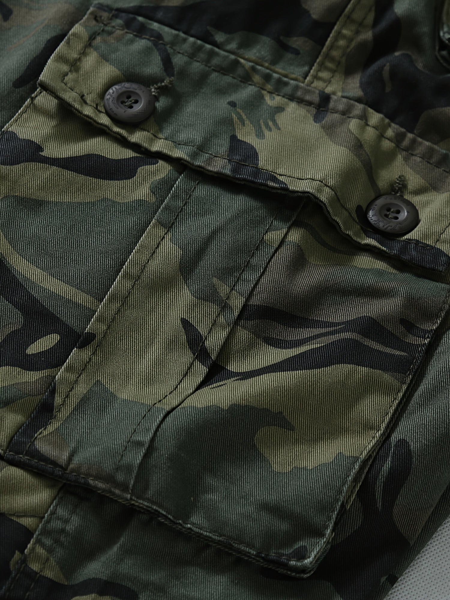 Men's Camo Cargo Work Pants with Pockets