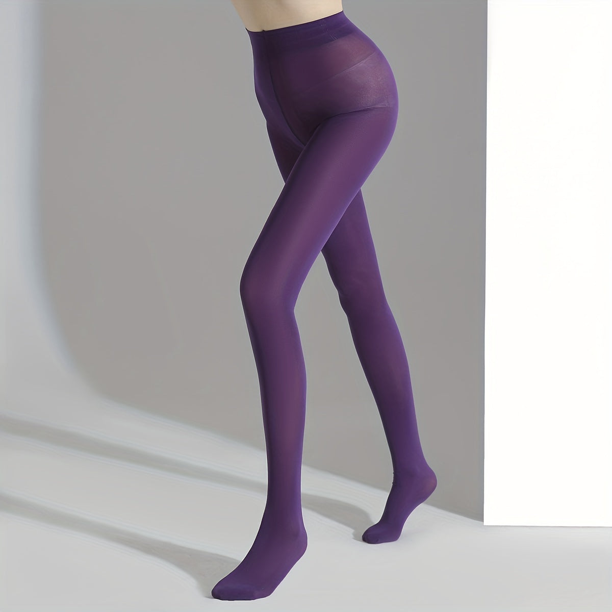 Seamless High Waist Footed Pantyhose Women's Stockings