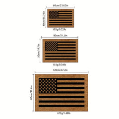 American Flag Area Rug Shaggy Non Slip Washable for Living Room