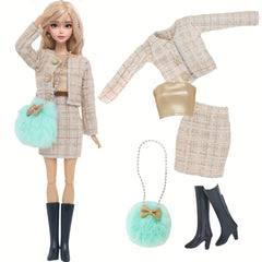 5pcs Doll Clothes Accessories Set for 11 8 Inch Girl Doll 1 6 Dollhouse Toy