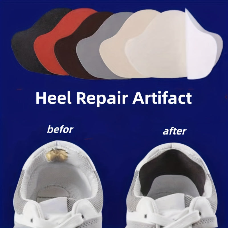 4pcs Microfiber Sneaker Heel Repair Shoe Stickers