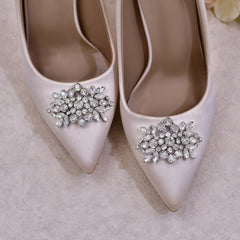 2pcs Rhinestone Applique Patches for Wedding Dresses