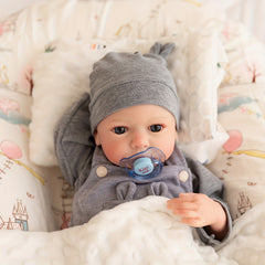 18" Reborn Baby Dolls Realistic Soft Body Newborn Christmas Gift for Kids