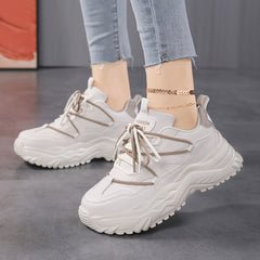 Women's Thick-Soled Running Shoes Comfortable Lightweight Sneakers