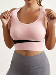 Sports Bra Workout Breathable Running Yoga Bra Women's Activewear