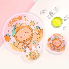 Cartoon Figure Foldable Handheld Fan Summer Accessory