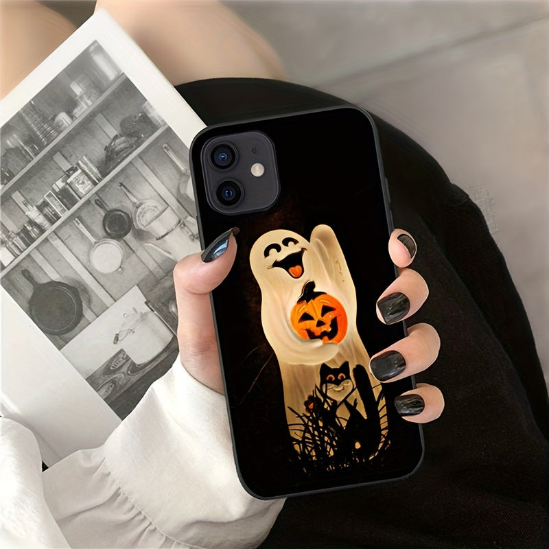 Scary Pumpkin Cat iPhone Case for Halloween