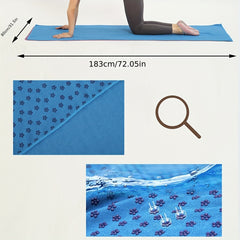 Non-Slip Yoga Towel Pad with Storage Bag