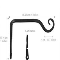 2pcs Wall Hook Plant Bracket - 6