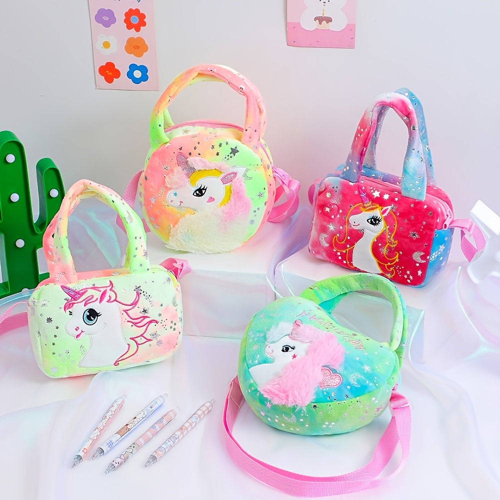 Girls Unicorn Pattern Shoulder Bag