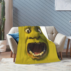 Funny Halloween Christmas Blanket Soft Fleece Blanket Home & Outdoor Camping