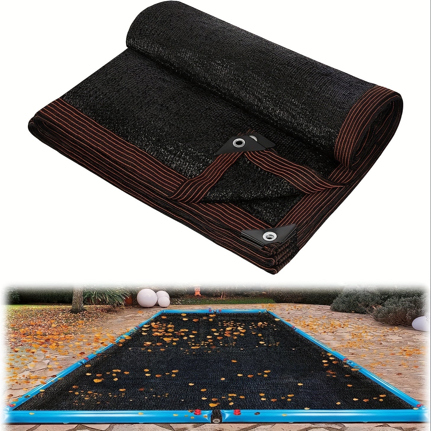Pool Leaf Net Cover Fine Mesh Pool Screen Cover Pond Net