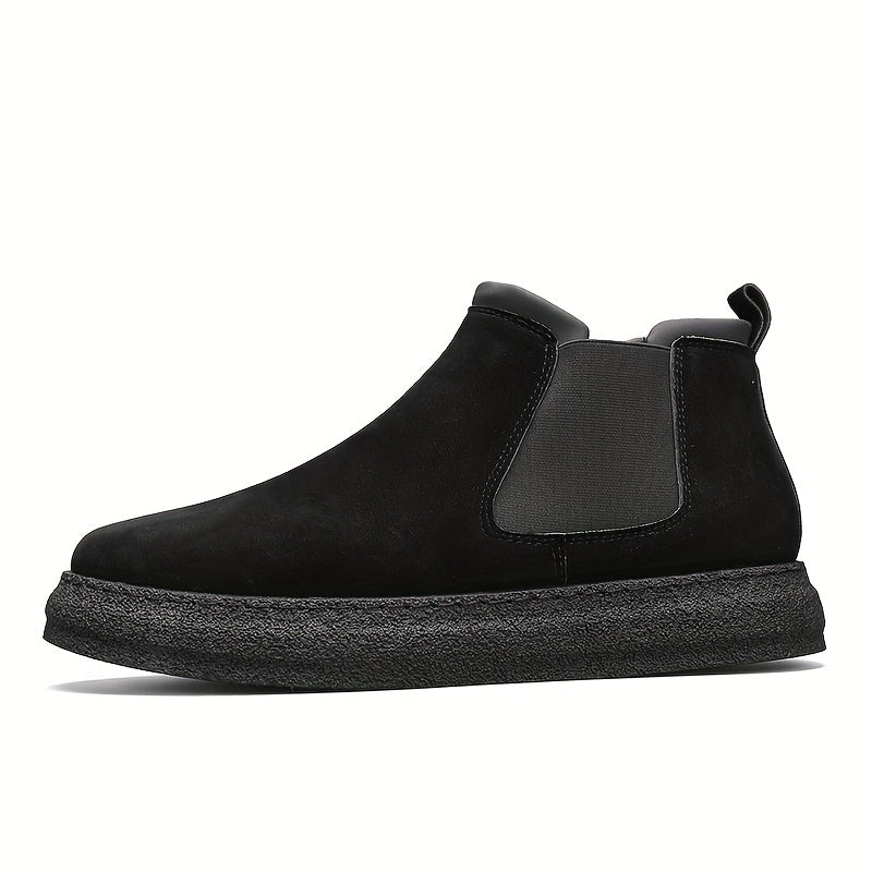 Men's Slip On High Top Hiking Shoes Casual Non Slip Sneakers