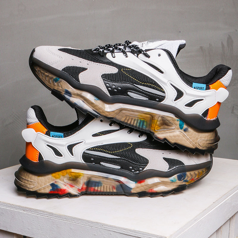 Shock Absorption Lace Up Sneakers Autumn & Winter