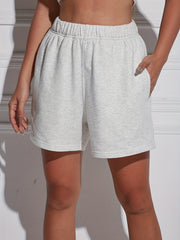Summer Sweat Shorts Sports Gym Solid Casual Shorts Women's Clothing