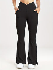 High Waist Flare Leg Pants for Women
