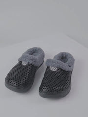 Women's Winter Clogs Plush Inner Comfort Slippers Indoor Outdoor Garden Slippers