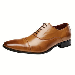 Men's British Style Oxford Shoes Wear resistant Non Slip Dress Shoes
