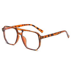 Transparent Computer Glasses Frame Women Men Anti Light Square Eyewear