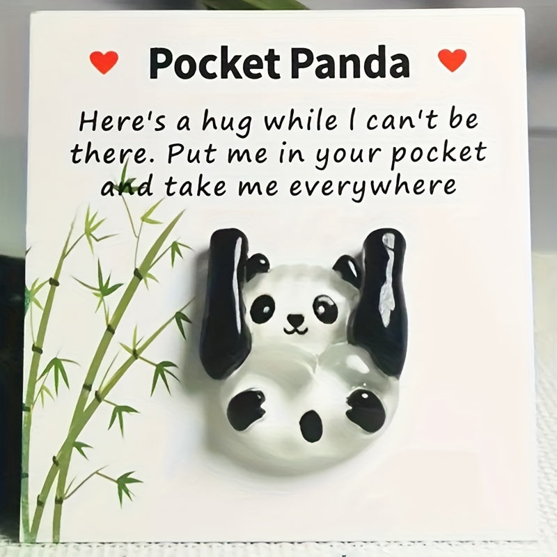 2pcs Pocket Hug Panda Isolation Gift for Family and Friends