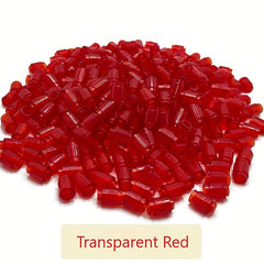 100pcs Transparent ABS Building Blocks 1x1 Cylindrical Bricks