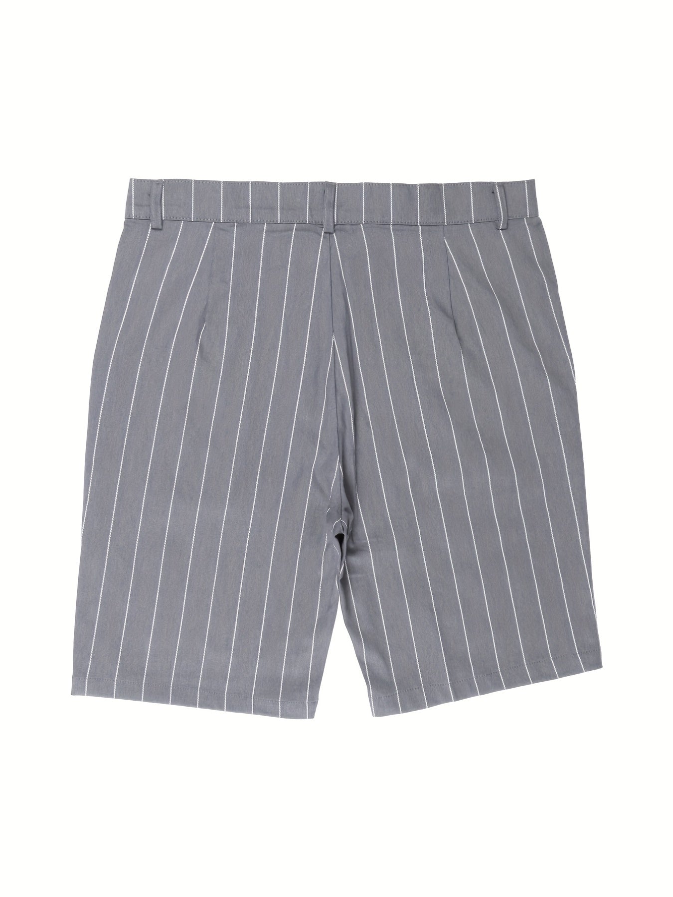 Men's Slim Fit Stripe Shorts Straight Leg