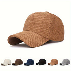 Corduroy Baseball Cap Casual Sun Hat