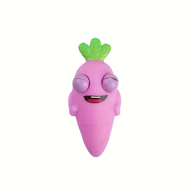 Prank Carrot Decompression Toy - Relaxing Squeezable Vegetable
