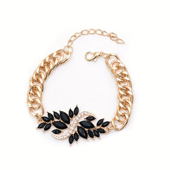 4pcs Resin Flower Bracelet Set for Women
