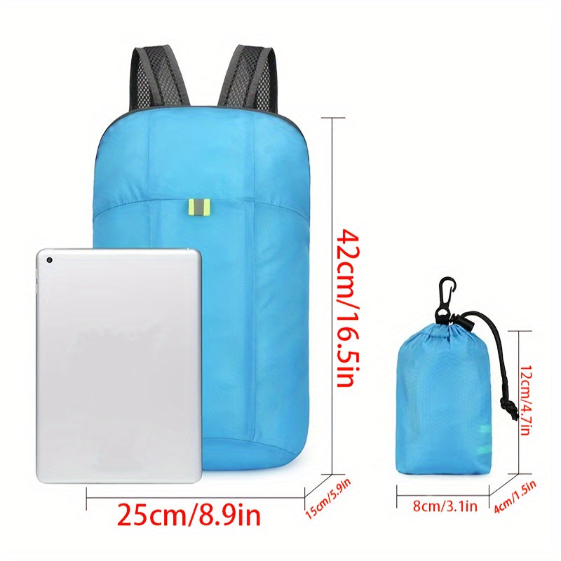 Foldable Waterproof Travel Backpack Lightweight Sports Bag For Outdoor Camping