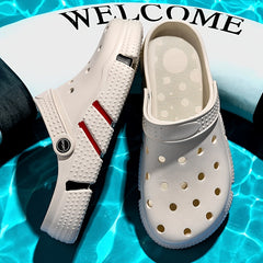Men's Closed Toe Clog Sandals Soft Sole Walking Shoes