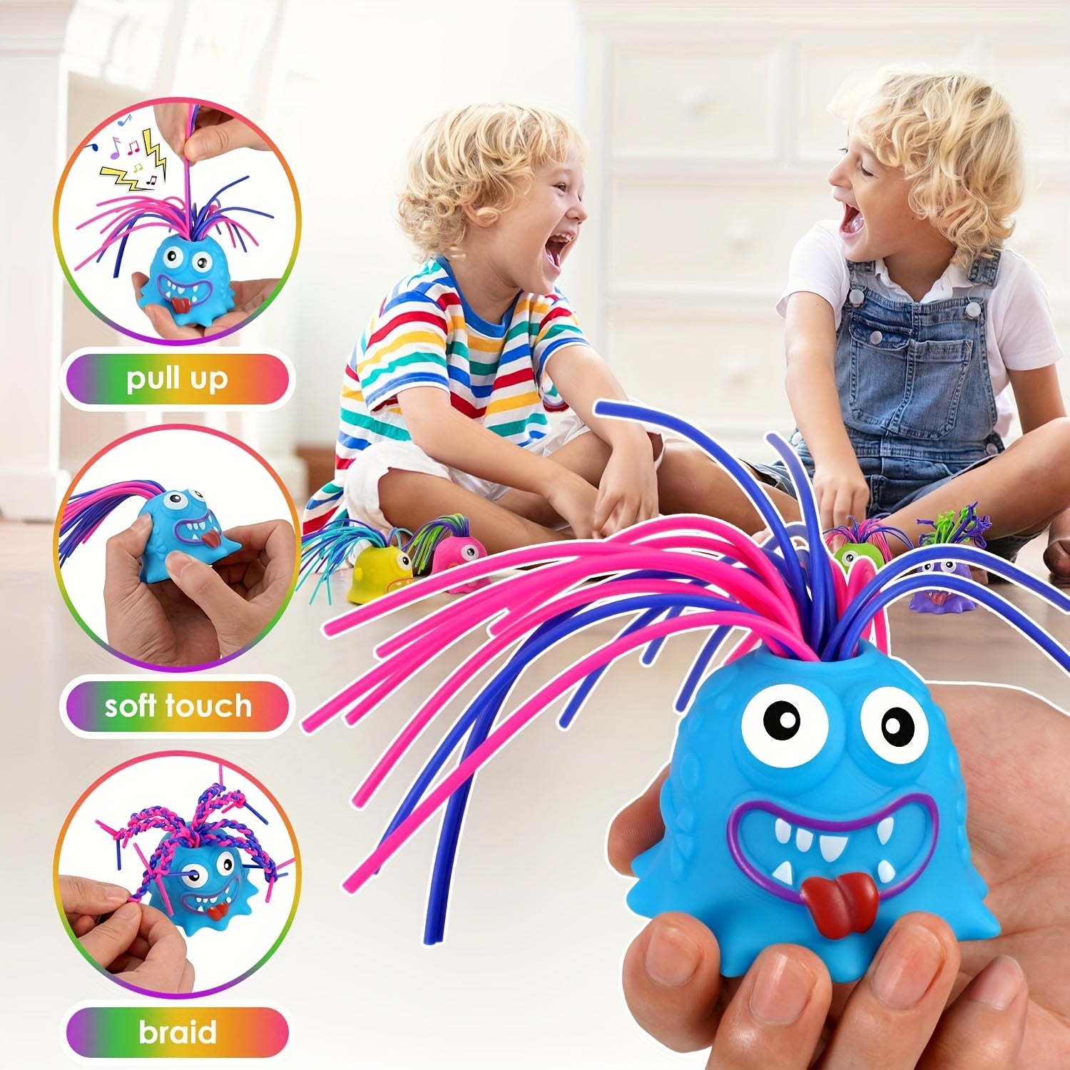 Teeth Pulling Hair Will Scream Toy Stress Reliever
