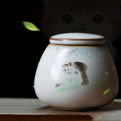Ceramic Pet Urn - Beautiful Memorial for Your Beloved Pet
