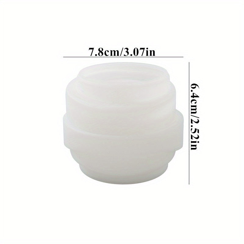 DIY Gypsum Cement Aromatherapy Candle Cup Silicone Mold