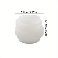 DIY Gypsum Cement Aromatherapy Candle Cup Silicone Mold