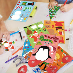 Christmas Party Games Stickers Make Your Own Christmas Stickers