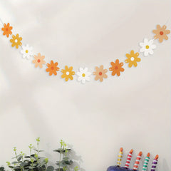 Daisy Bohemian Banner Party Decoration