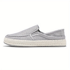 Men's Flax Breathable Loafer Shoes Lightweight Casual Spring Summer
