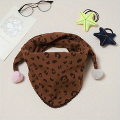 Kids' Warm Triangle Towel for Autumn & Winter