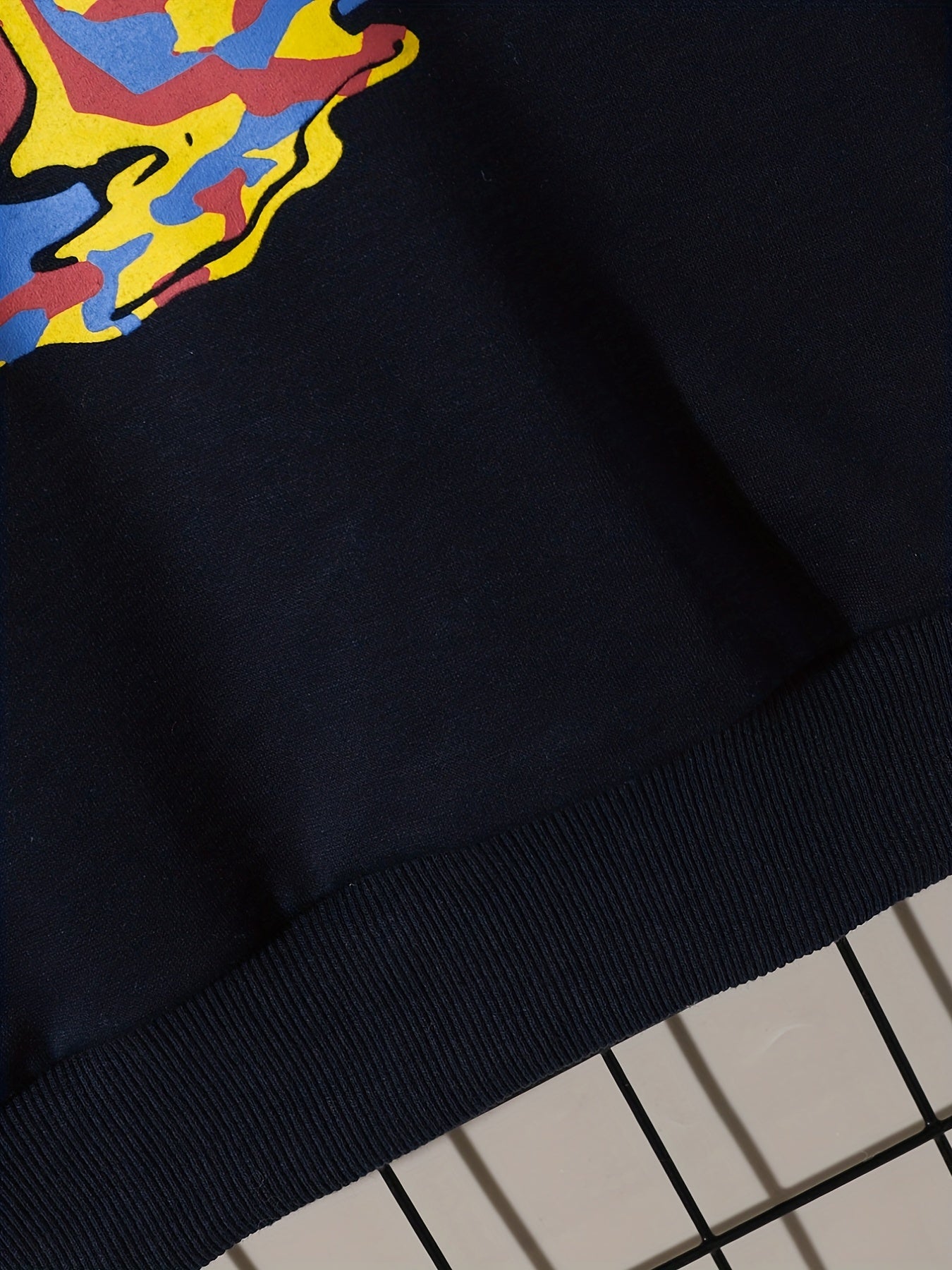 Boys Gamepad Print Hooded Sweatshirt for Spring Fall
