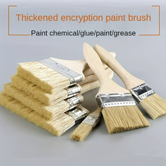 1pc Thick Soft Paint Brush w/ Solid Wood Handle for Painting Glue Cleaning