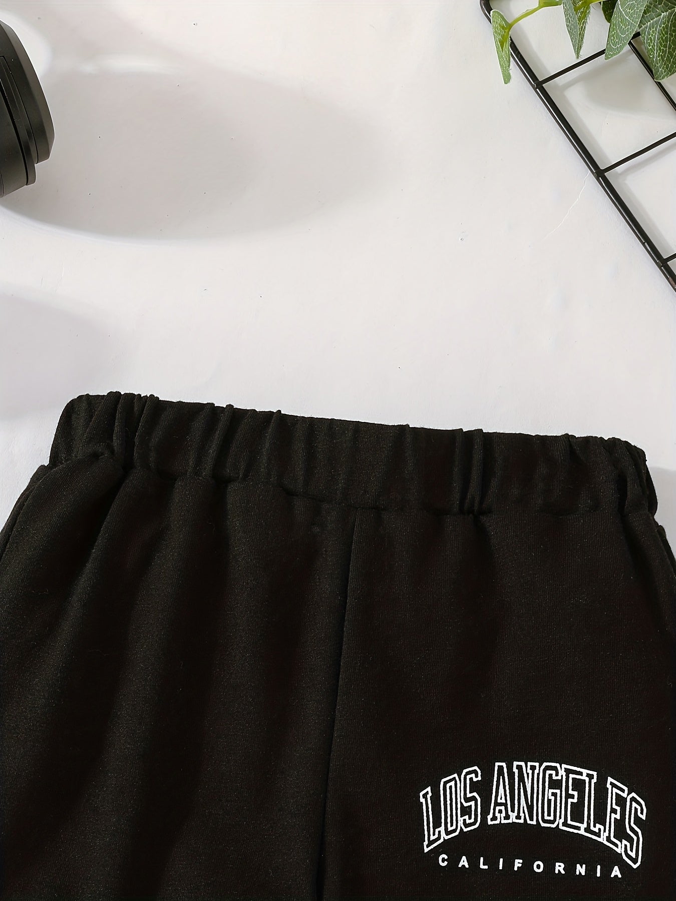 Baby Boy's Letter Print Trousers Comfy Casual Pants